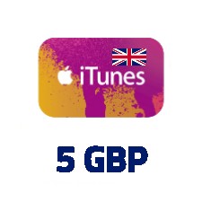 iTunes Gift Card 5 GBP UK (United Kingdom Store)